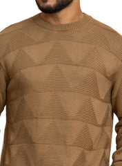 Brown Design 2433 Round Pullover