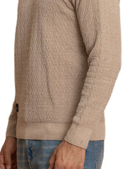 Beige Design 2431 Round Pullover