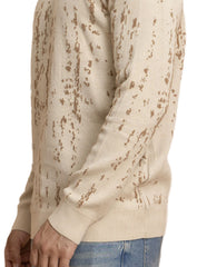 Beige Design 2458 Round Pullover