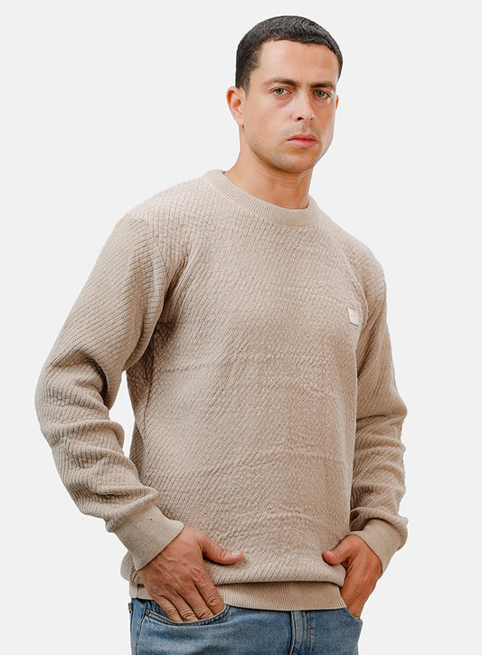 Beige Design 2440 Round Pullover