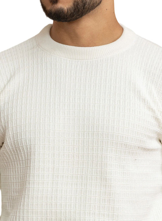 White Design 2403 Round Pullover