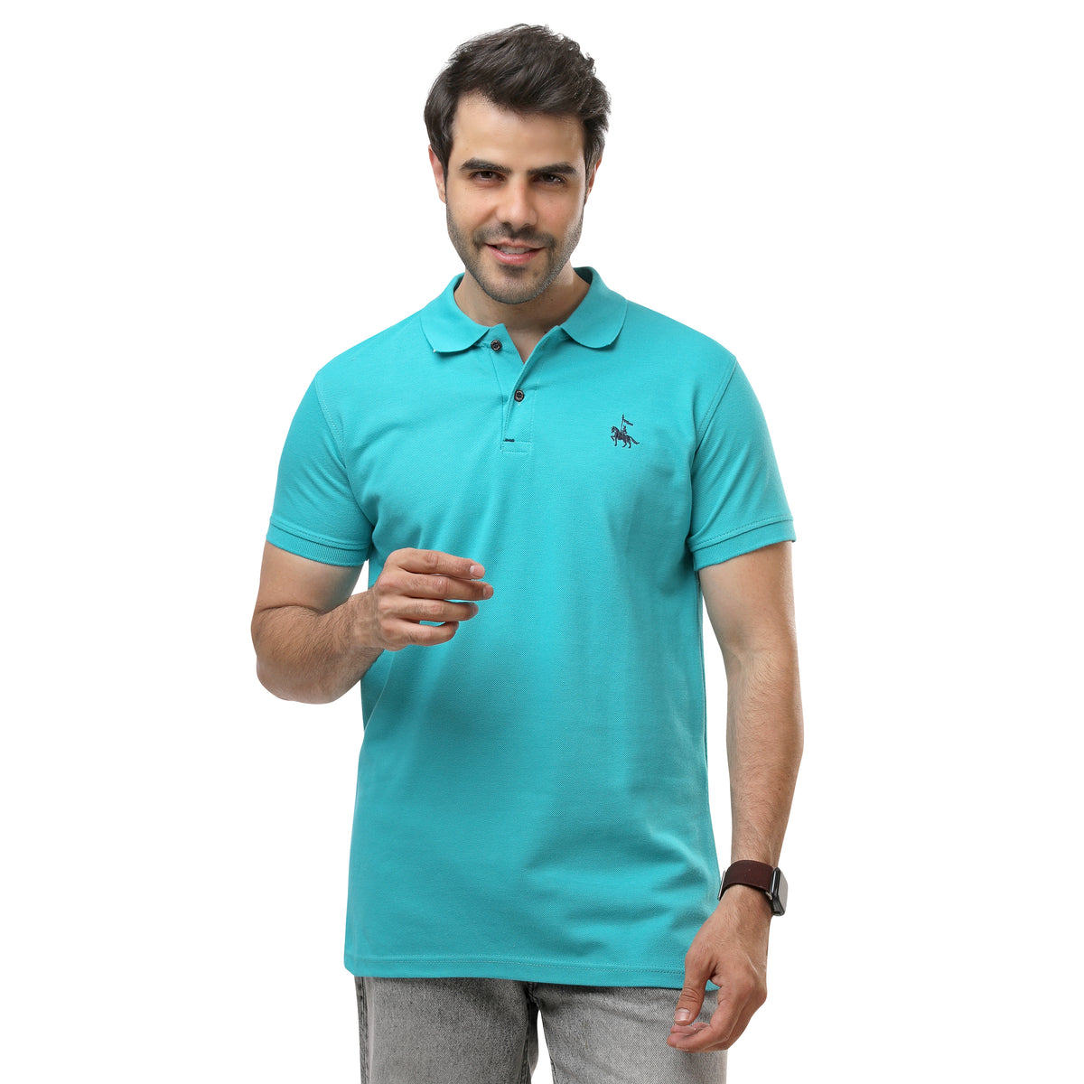 Polo Basic Cyan