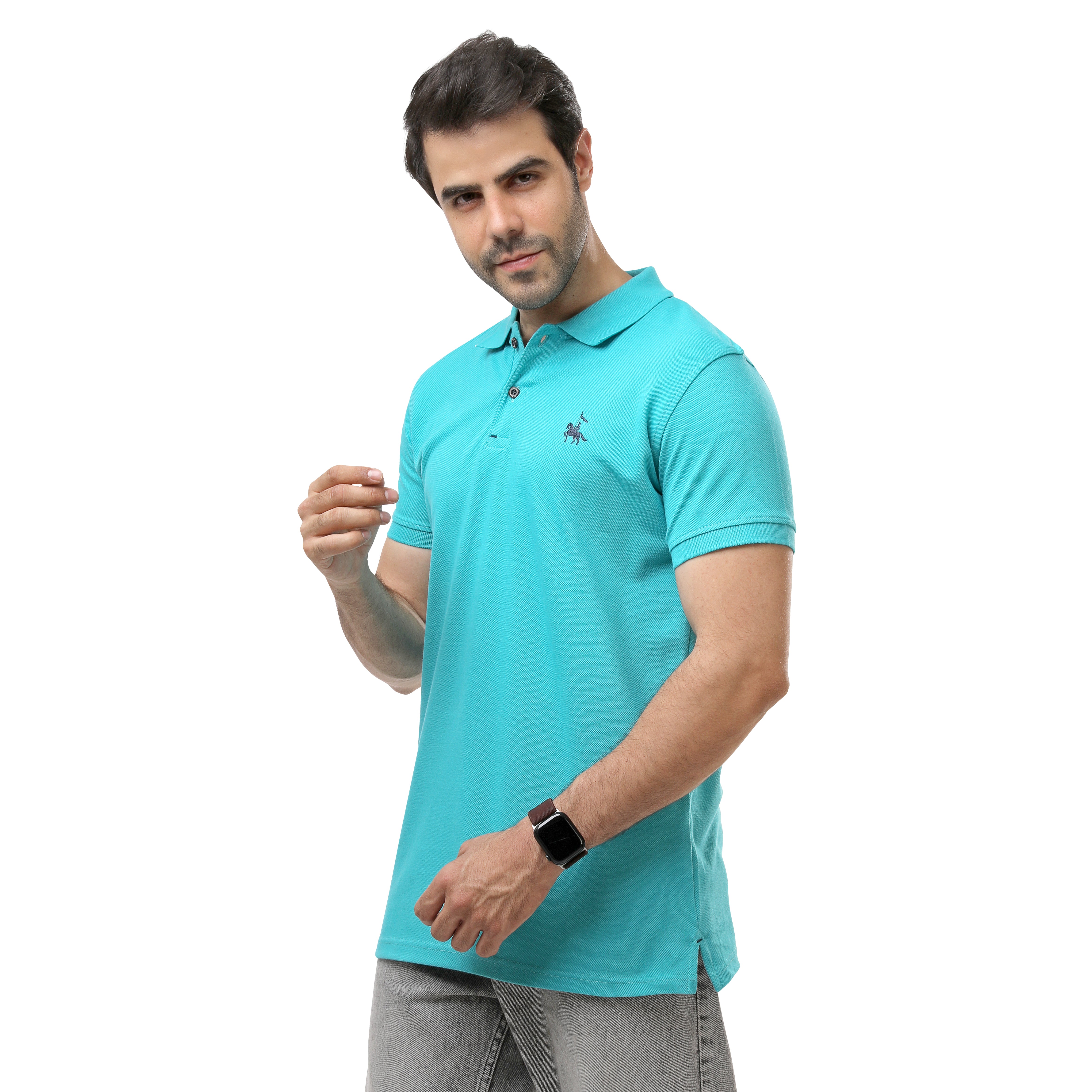 Polo Basic Cyan