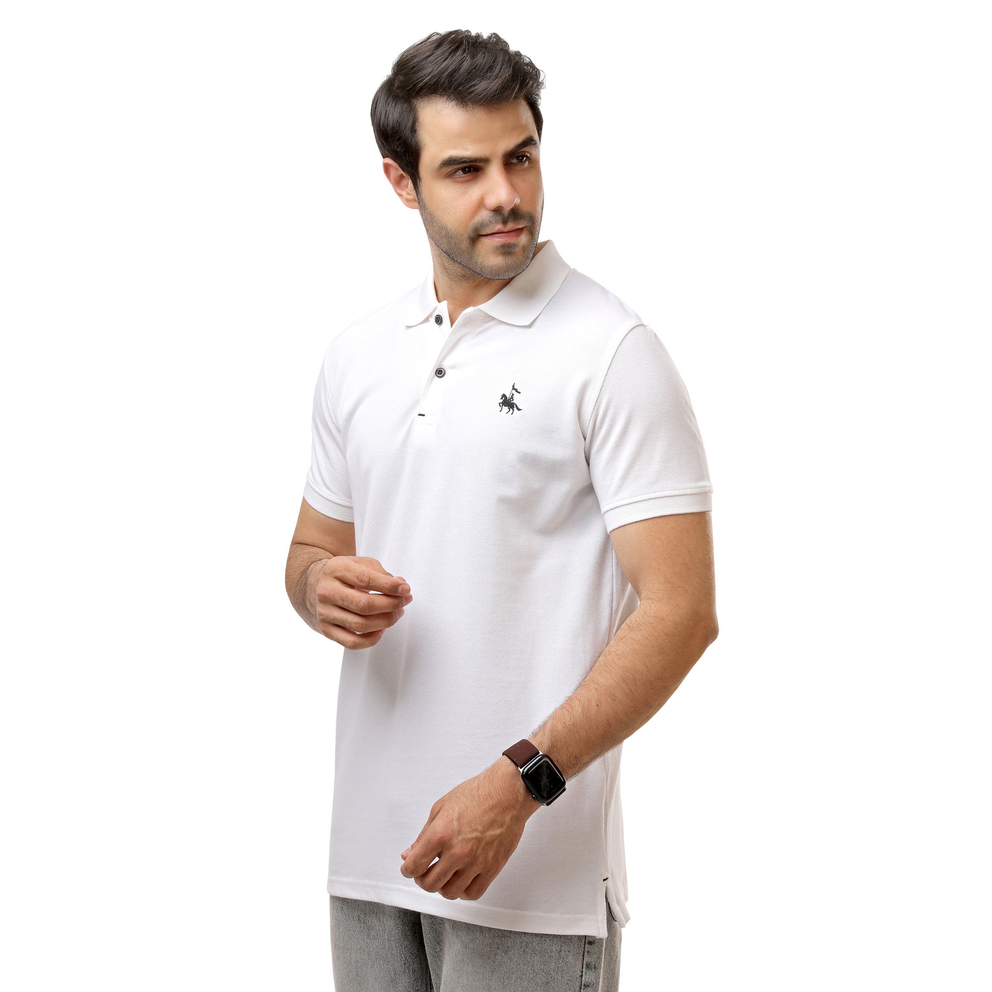 Polo Basic White