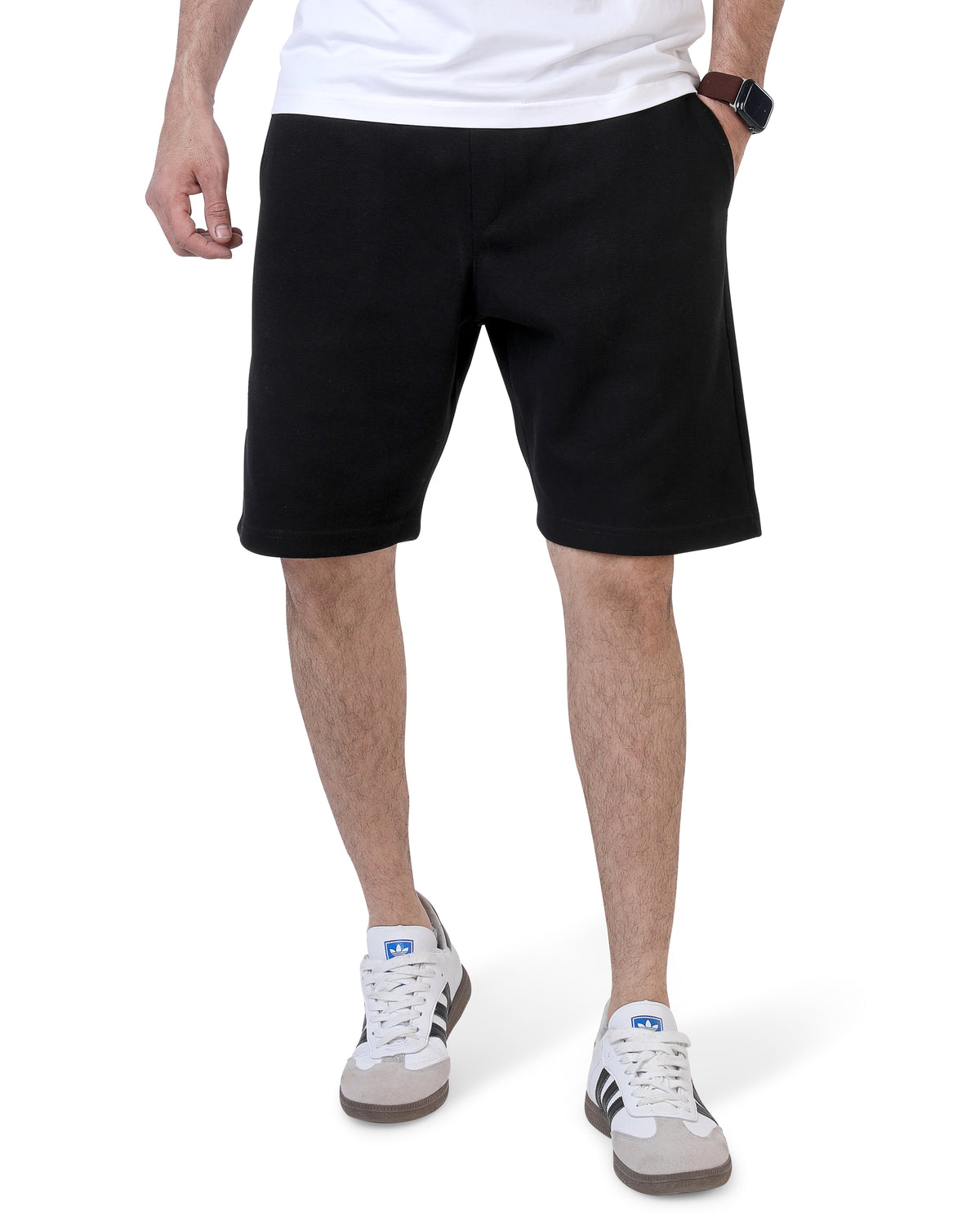 Pique Shorts Black