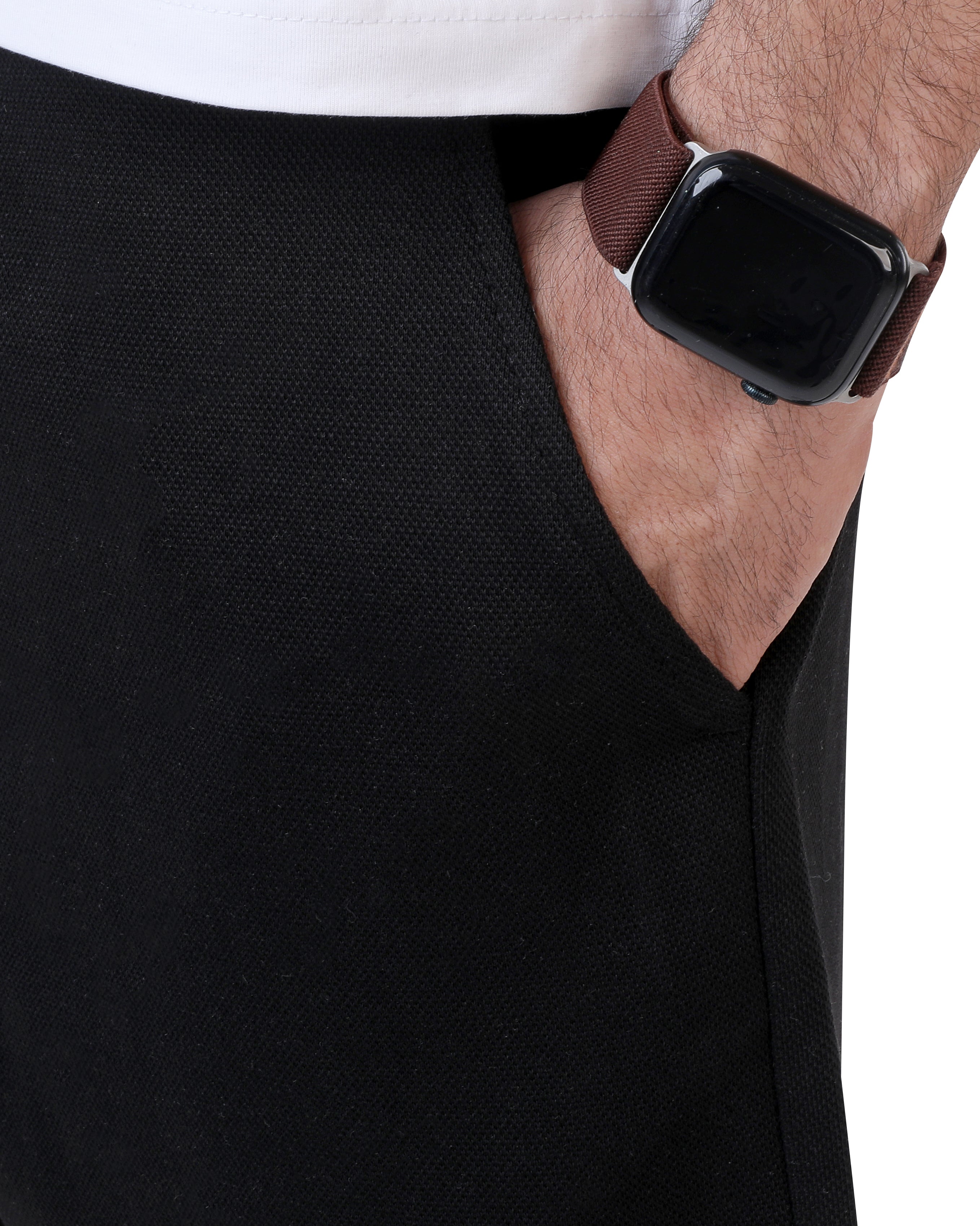 Pique Shorts Black