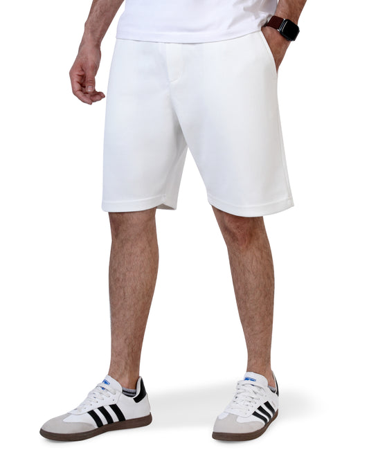 Pique Shorts White