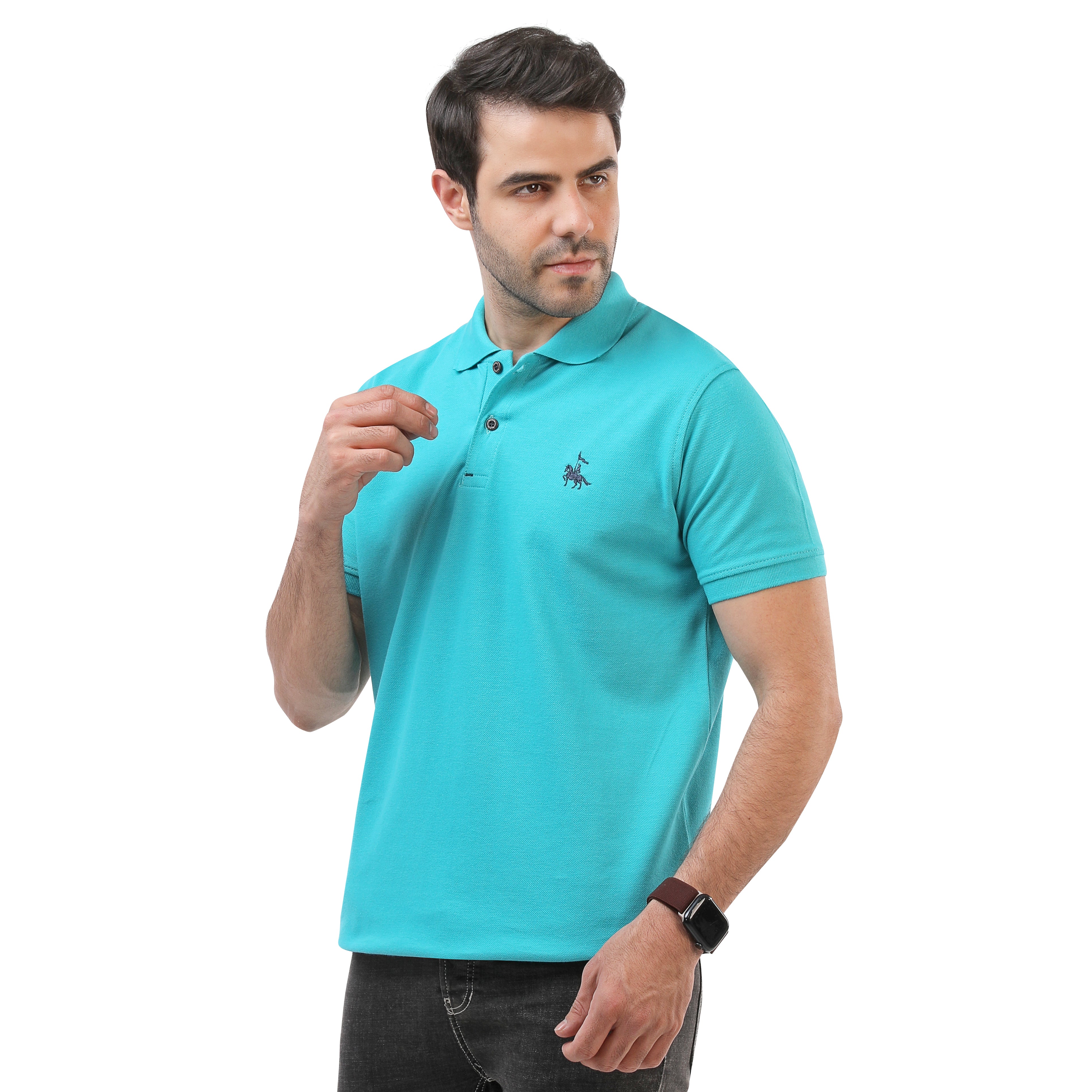 Polo Basic Cyan