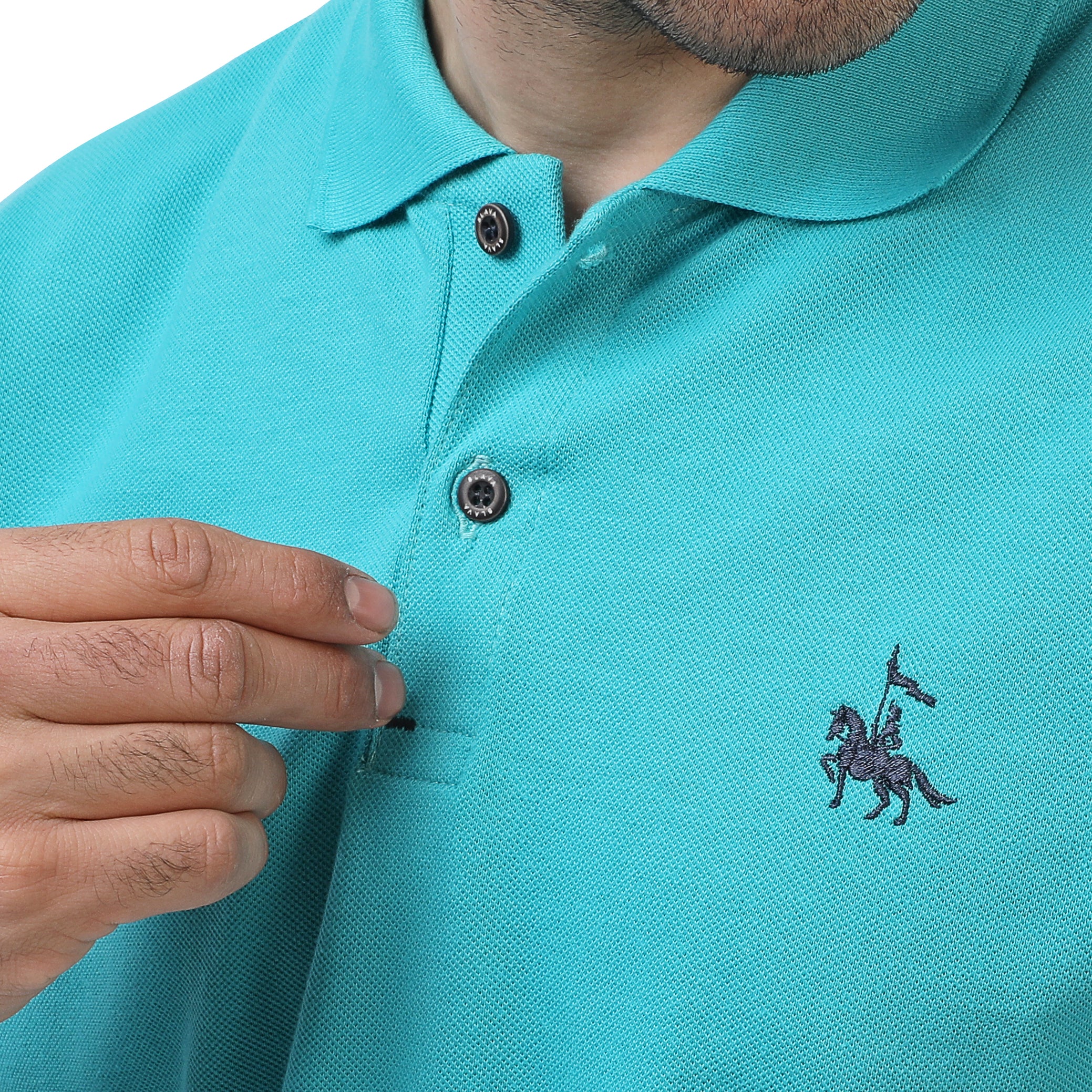 Polo Basic Cyan