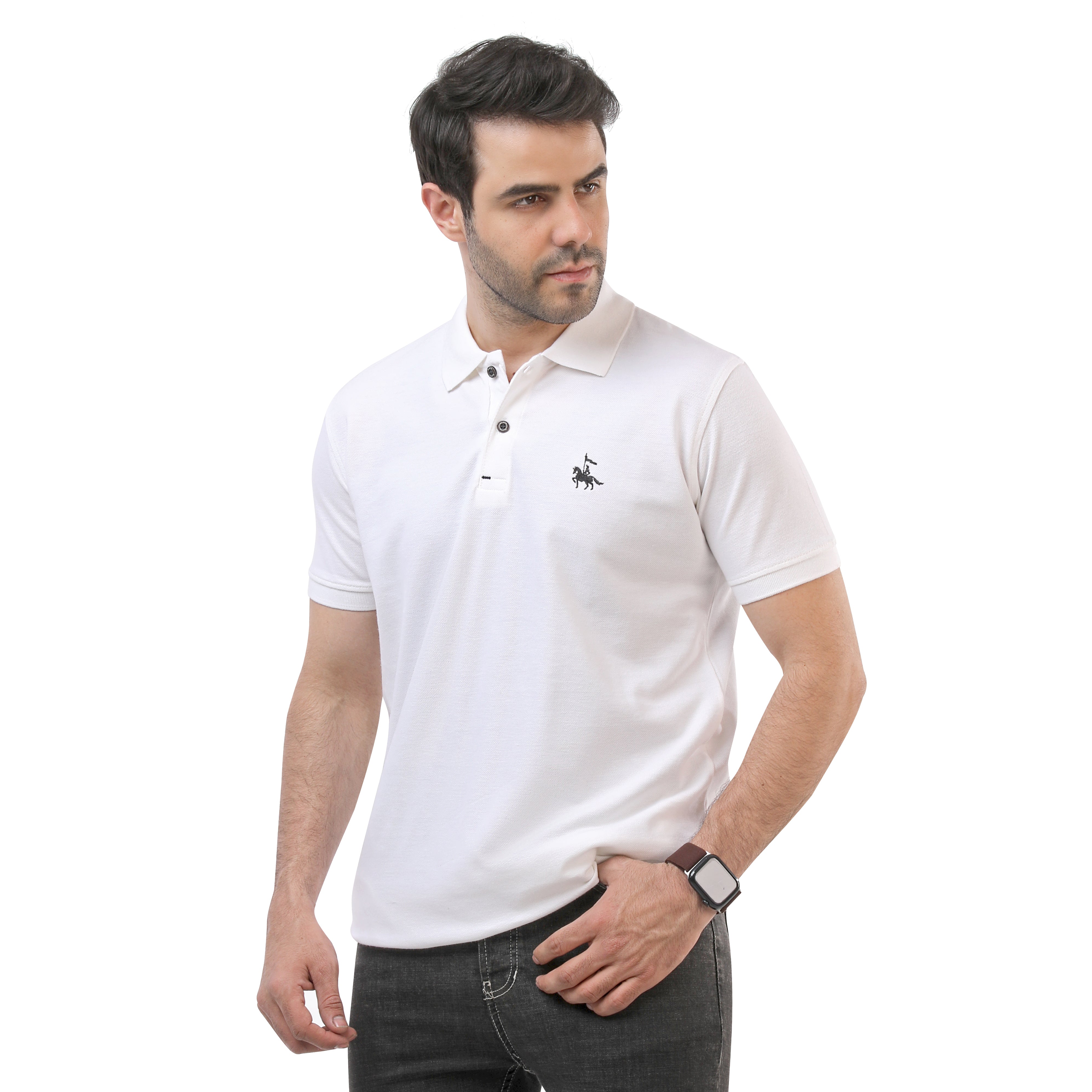 Polo Basic White
