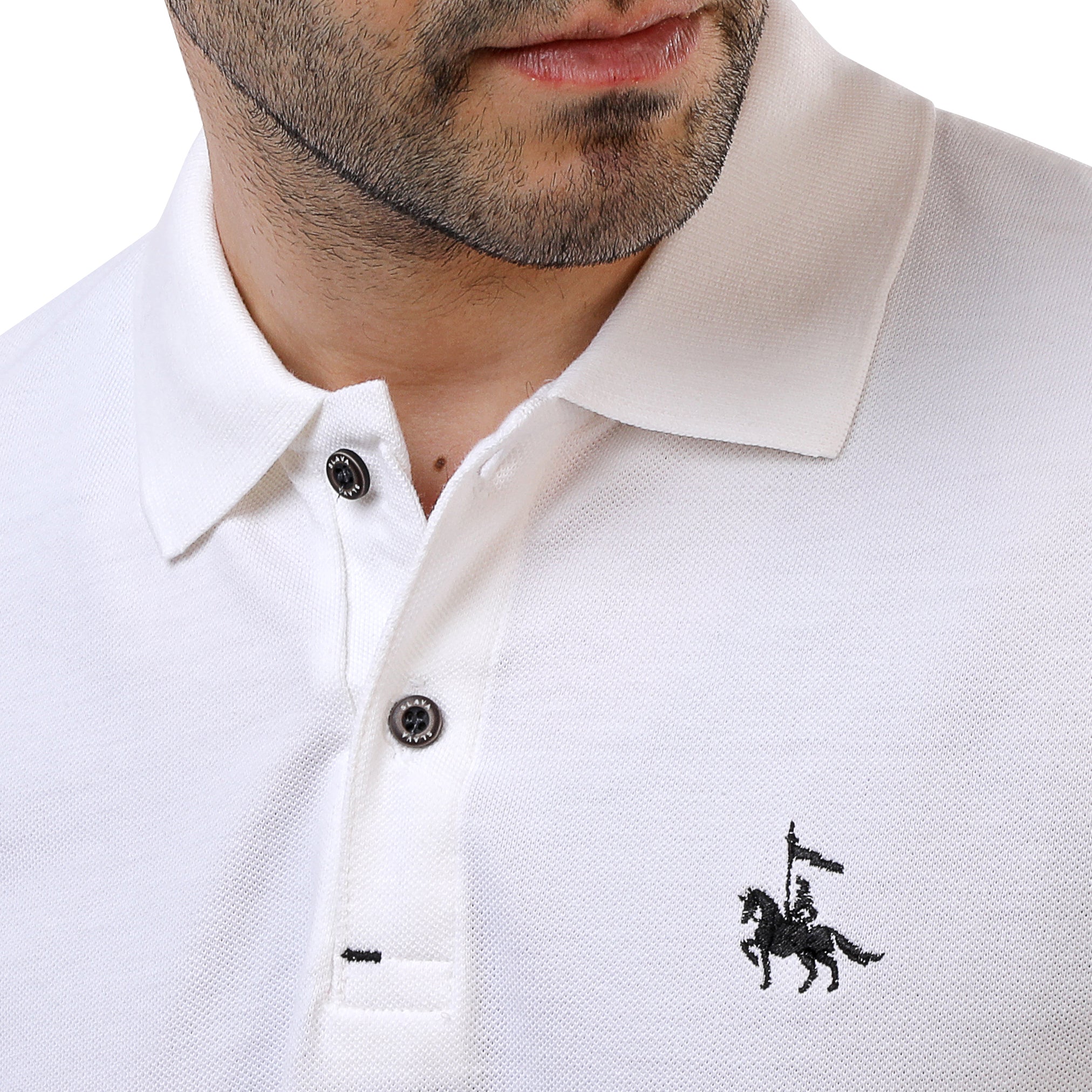 Polo Basic White