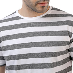 Striped T-Shirt Black - White