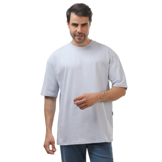 powder blue Basic Oversize T-Shirt