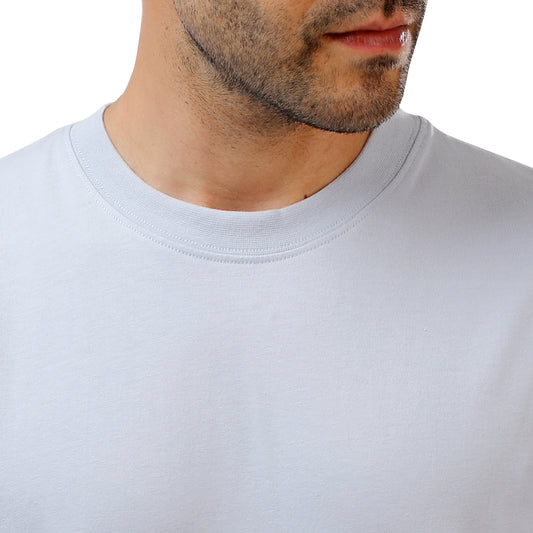 powder blue Basic Oversize T-Shirt