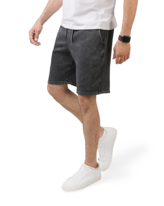 Washed Shorts Black