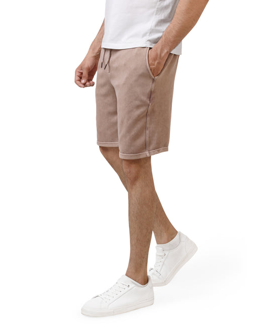Washed Shorts coffe