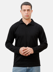 Polo Long SLeeve Black