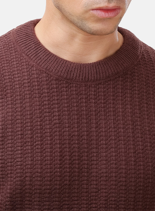 Chocolate Basic Round Pullover