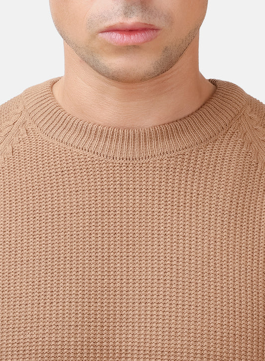 Wood Basic Round Pullover