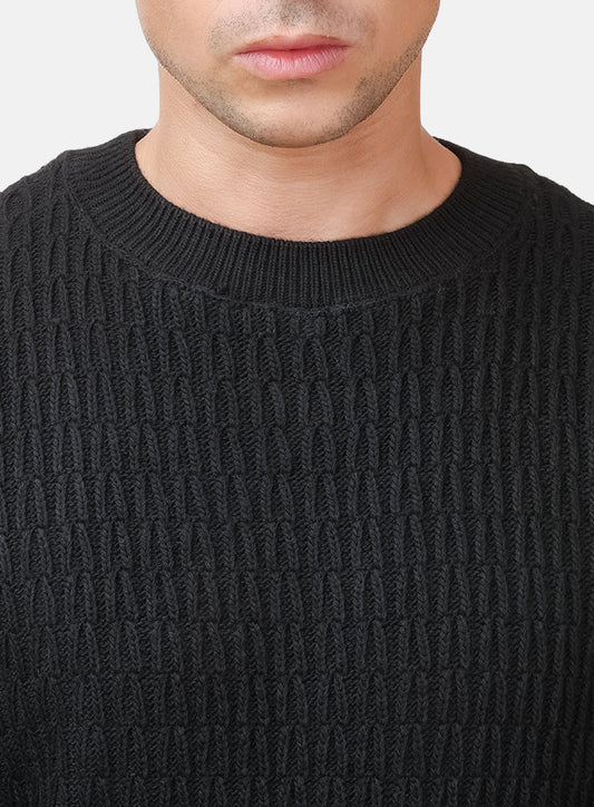 Black Design 371 Round Pullover