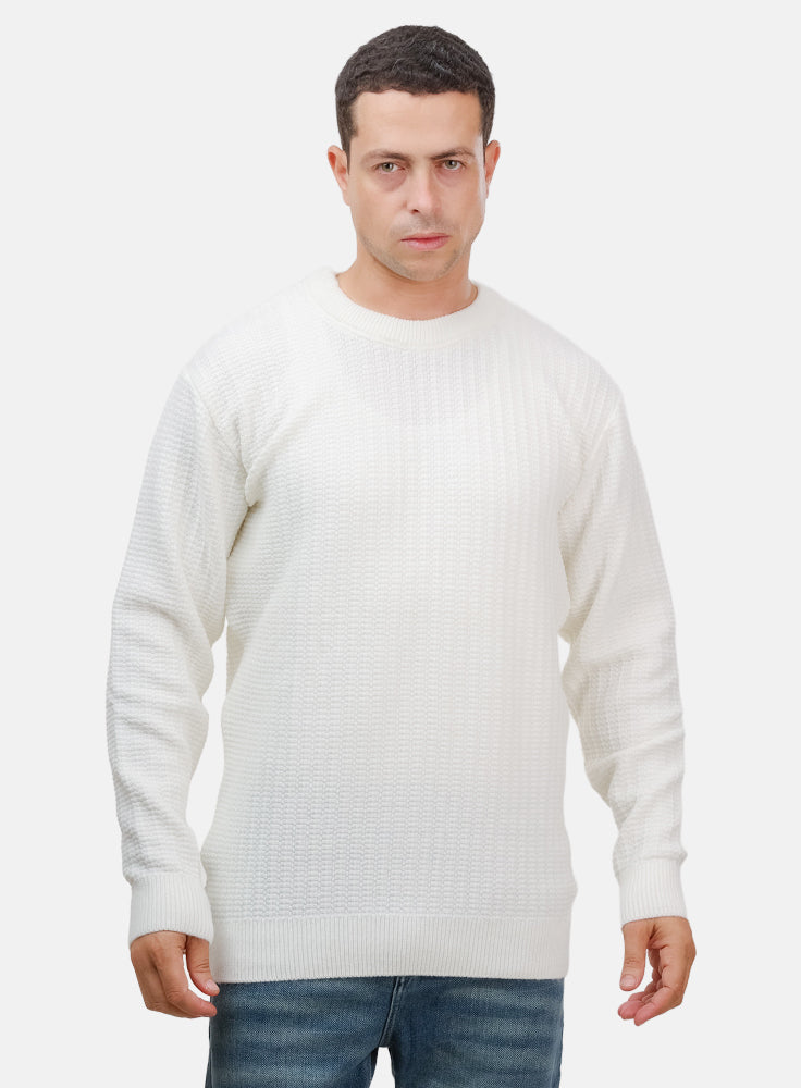 Off-White Basic Round Pullover