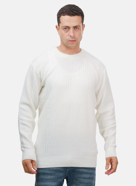 Off-White Basic Round Pullover