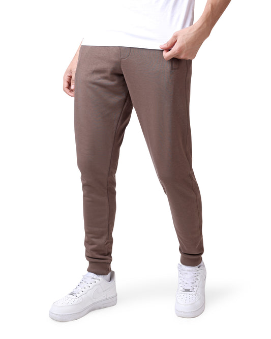 Zipper Sweatpants Brown