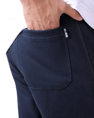 Zipper Sweatpants Navy