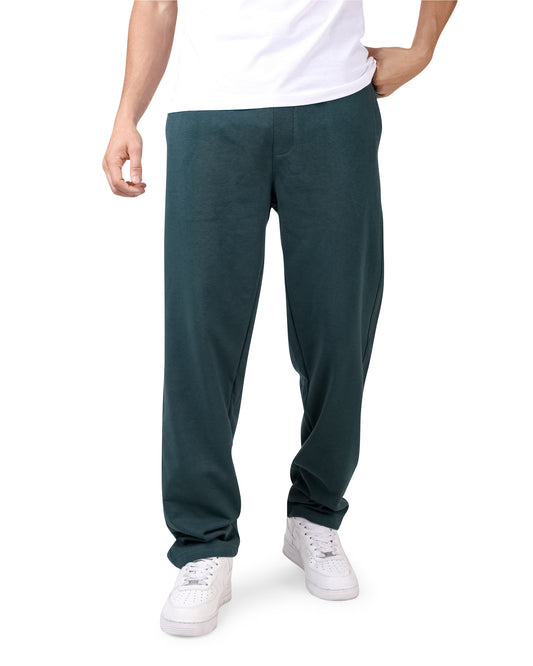 Sweatpants Wide Leg Forest Green