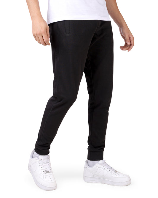 Zipper Sweatpants Black