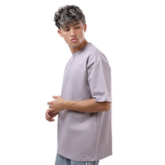 Gray Basic Oversize T-Shirt