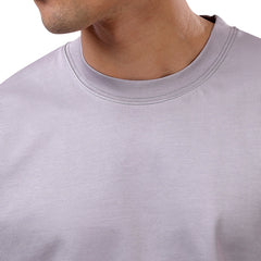 Gray Basic Oversize T-Shirt