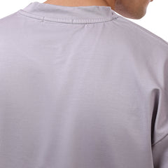 Gray Basic Oversize T-Shirt