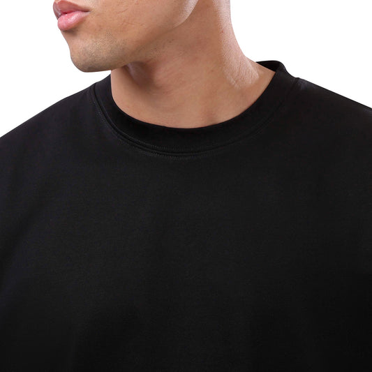 Black Basic Oversize T-Shirt
