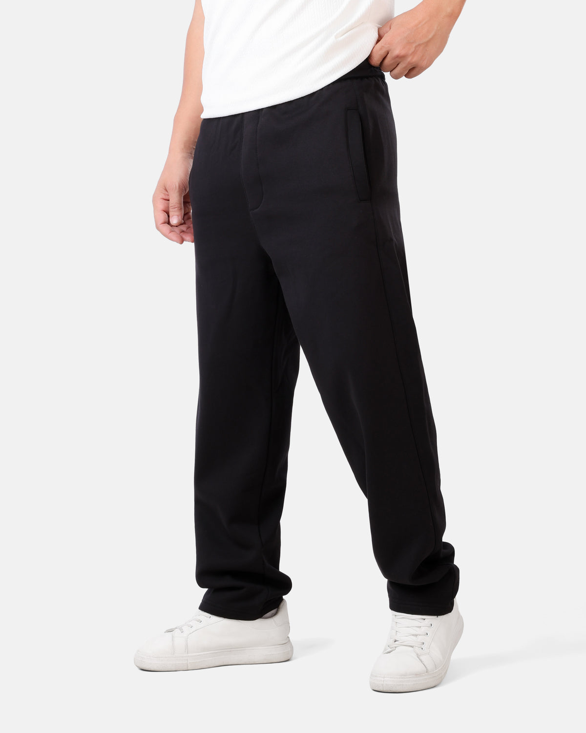Winter Wide Leg Pants Black