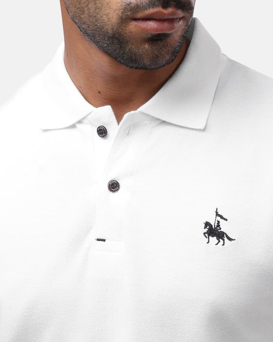 Polo Basic White