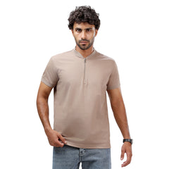 Zipper T-Shirt Sky Late