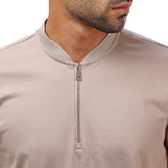 Zipper T-Shirt Sky Late