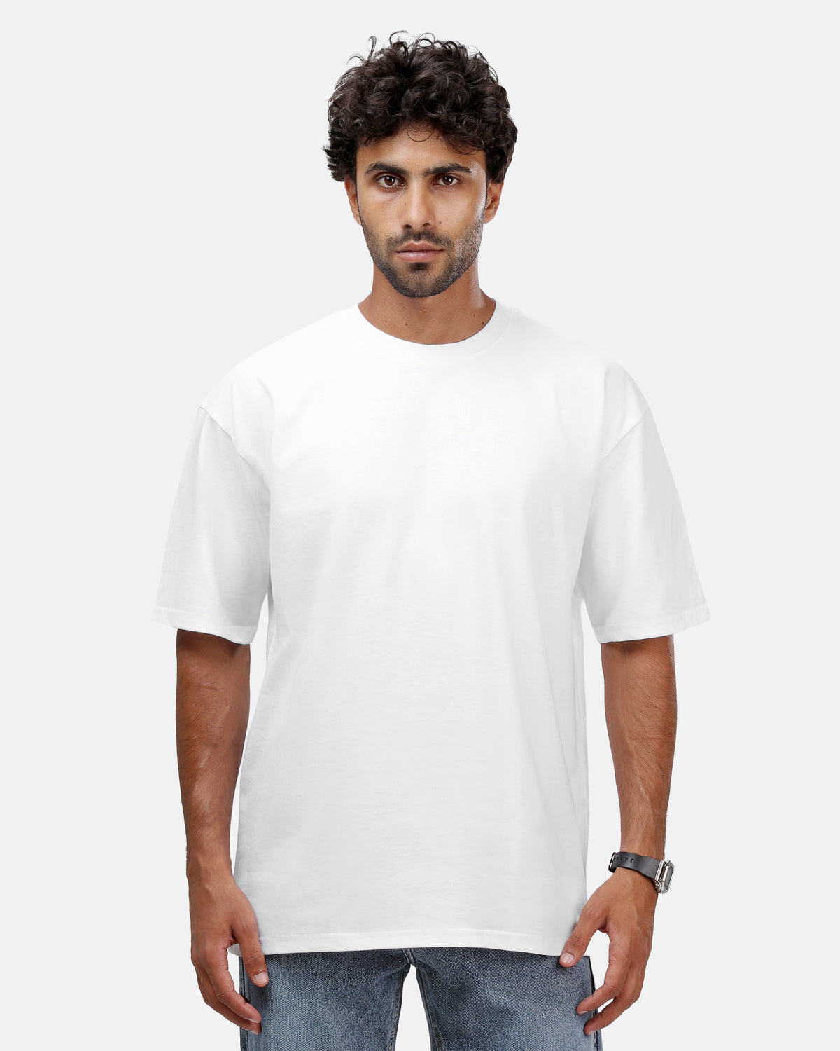 White Basic Oversize T-Shirt