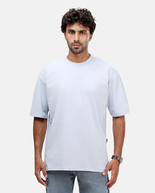 powder blue Basic Oversize T-Shirt