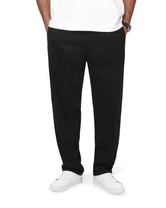 Sweatpants Wide Leg Black