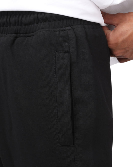 Sweatpants Wide Leg Black