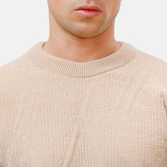 Beige Design 2421 Round Pullover