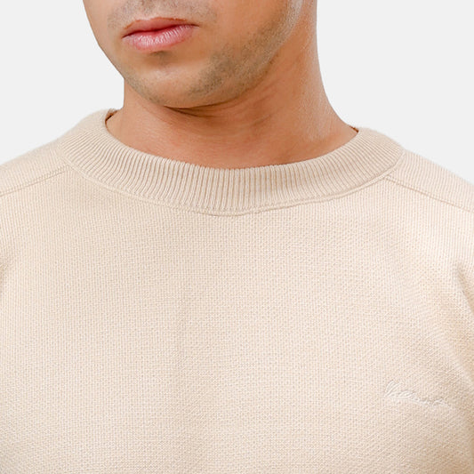 Beige Design 2451 Round Pullover