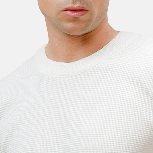 White Design 2420 Round Pullover