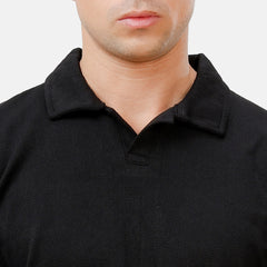 Polo Long SLeeve Black