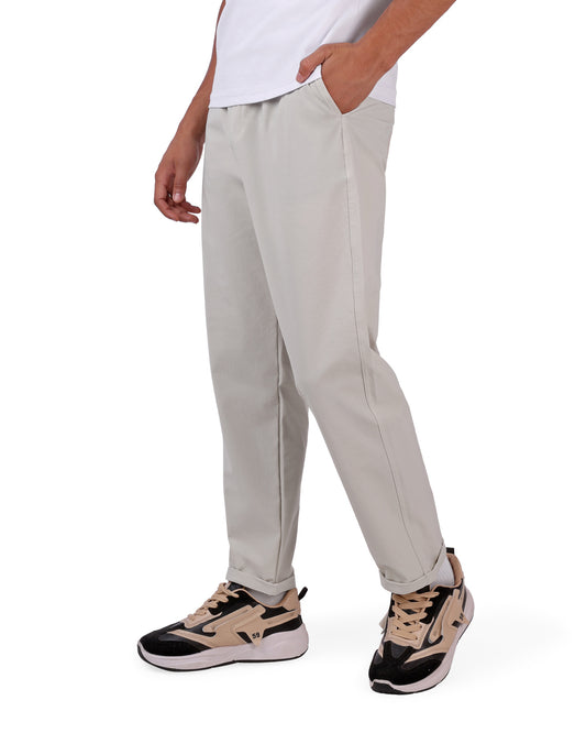 Soft Chino Pants Silver