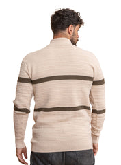 Beige Design 2471 Round Pullover