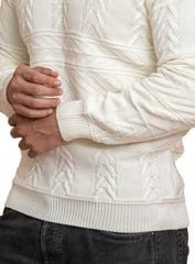 Off White Design 2428 Round Pullover