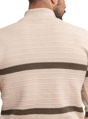 Beige Design 2471 Round Pullover